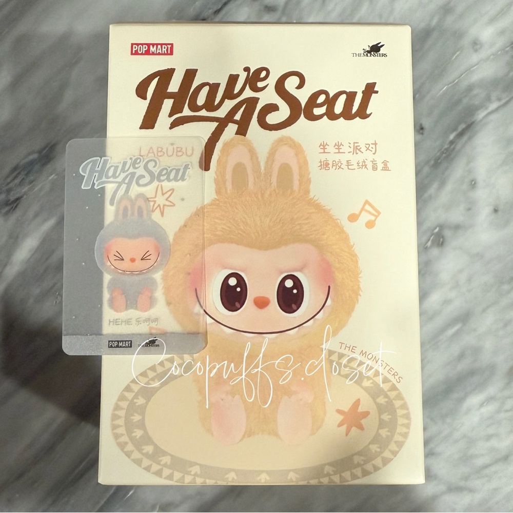 *SOLD* 100% Authentic Labubu Have A Seat Hehe